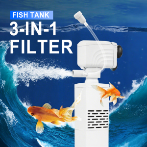 Limited-time offer-Fish Tank 3-in-1 Filter – Filtration, Oxygenation & Water Pumping