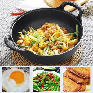 Hot Sale Uncoated Thick Iron Pot