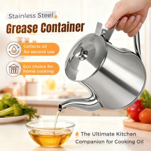 Limited-Time Promotion Stainless Steel Oil Filter Pot