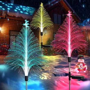 【Christmas Gift】7 Color Changing Solar Christmas Trees Lights