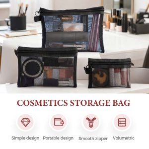LAST DAY PROMOTION – Portable Mesh Cosmetics Storage Bag