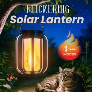 Hot Sale Solar Lantern Outdoor Light with 4 Modes – USB Recharge Backup, Powerbank Function, Collapsible & Lightweight for Camping ️