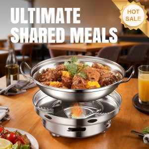 HOT SALE – OVER 800 SOLD!Windproof Alcohol Stove with Pot