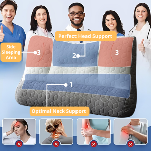 The Best Sleep Partner – Neck – relieving Pillow with Zoned Design