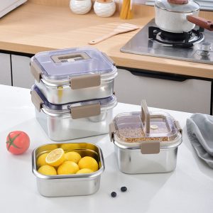 for a limited time304 Stainless Steel Food Storage Containers with Lids